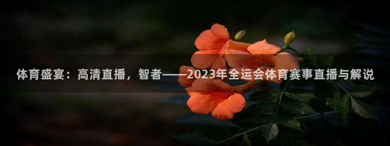 nba直播看球吧：体育盛宴：高清直播，智者——2023年全运会体育赛事直播与解说